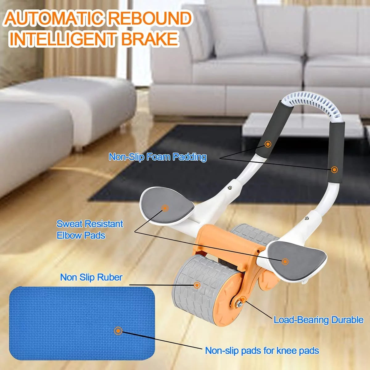 2025 Timer Ab Abdominal Exercise Roller Elbow Support