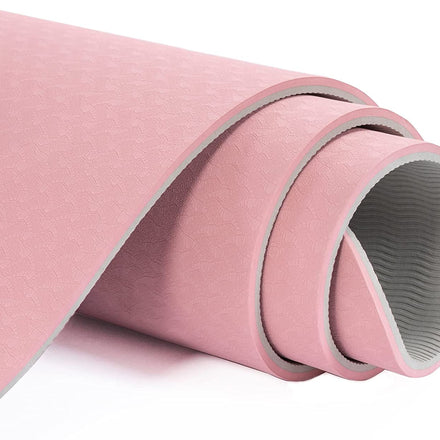 Yoga Mat Extra Thick 1/3'' Non Slip Yoga Mats for Women Eco Friendly TPE Fitness Exercise Mat with Carrying Sling & Storage Bag