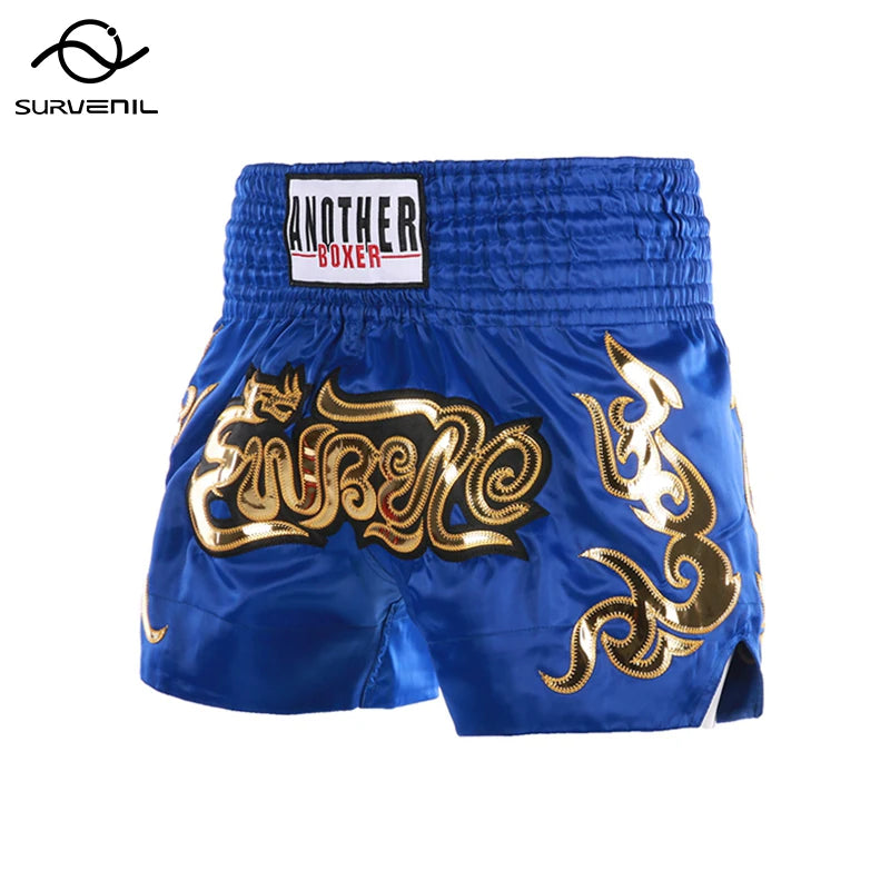 Muay Thai Shorts Breathable Thai Boxing Shorts Women Men Child Martial Arts MMA Thaiboxing Grappling Kickboxing Fighting Clothes