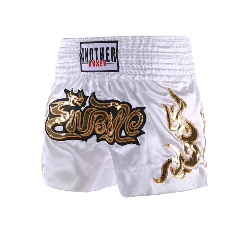 Muay Thai Shorts Breathable Thai Boxing Shorts Women Men Child Martial Arts MMA Thaiboxing Grappling Kickboxing Fighting Clothes