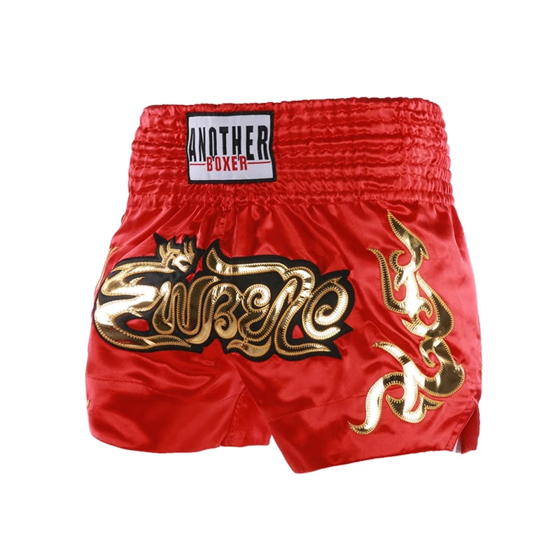 Muay Thai Shorts Breathable Thai Boxing Shorts Women Men Child Martial Arts MMA Thaiboxing Grappling Kickboxing Fighting Clothes