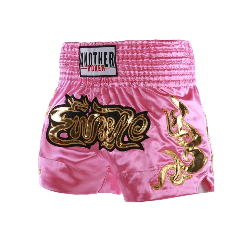 Muay Thai Shorts Breathable Thai Boxing Shorts Women Men Child Martial Arts MMA Thaiboxing Grappling Kickboxing Fighting Clothes