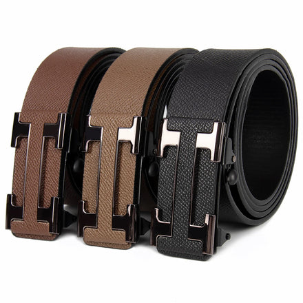 Famous Style Male Brand Belt Men  Men's Business Belts Durable dark colored gift item