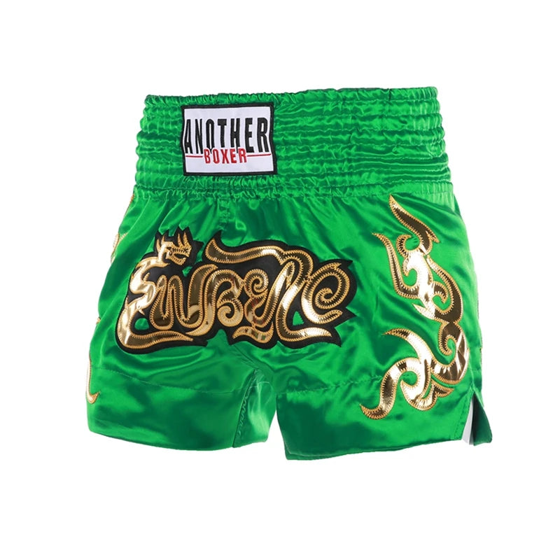 Muay Thai Shorts Breathable Thai Boxing Shorts Women Men Child Martial Arts MMA Thaiboxing Grappling Kickboxing Fighting Clothes