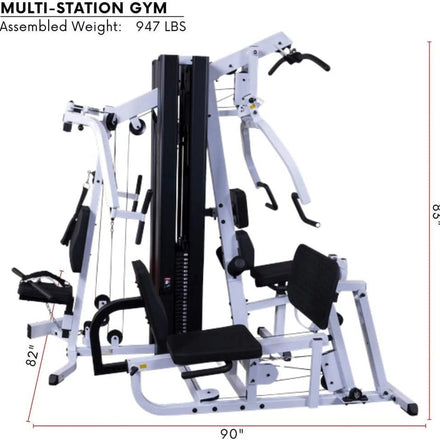 EXM3000LPS Multi-Station Selectorized Gym for Light Commercial and Home Gym